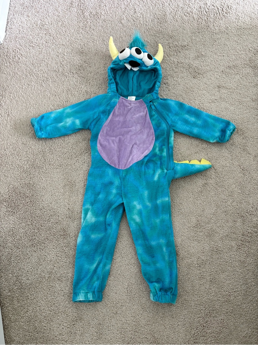 2T Toddler Target Teal Monster Halloween Costume